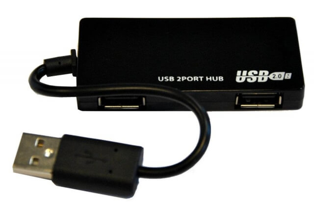 USB HUB 2-porty USB 2.0