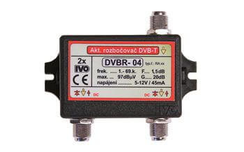 IVO DVBR-04-X aktivn rozboova 2x pro DVB-T 