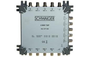 Schwaiger STT 505 kaskdov odboova (4xSAT, 1xTERR)