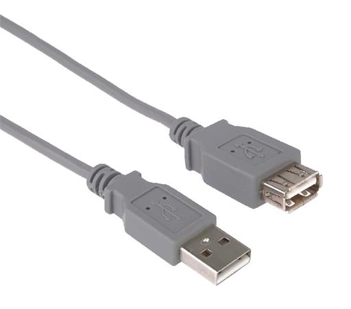 Kabel USB 2.0 predlovac 0,5m