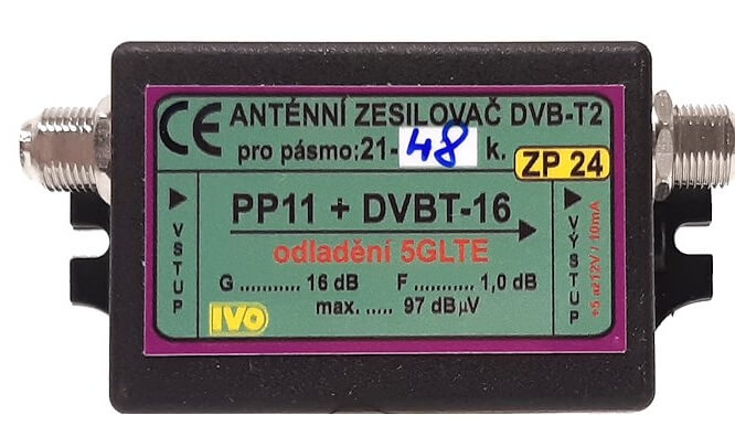 Ivo ZP24-X 16dB(5-12V)21-48.k /5G LTE