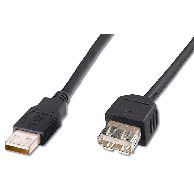 PremiumCord Kbel USB2.0 A M/USB2.0 A F 1m
