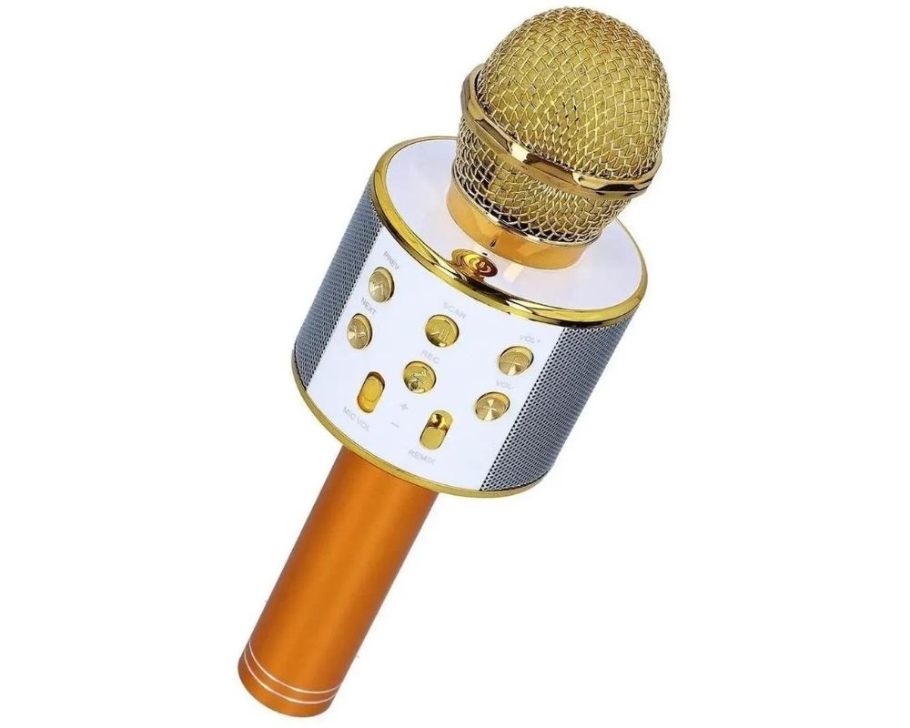 Karaoke mikrofón GOLD