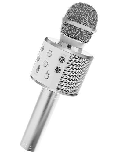 Karaoke mikrofón WS-858 SILVER