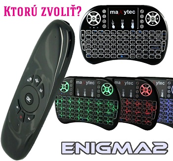 Test ovldaov s airmouse a touchpadom v Enigma 2