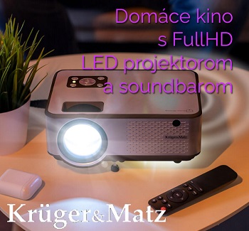 Recenzia: Video projektor a soundbar od Kruger & Matz