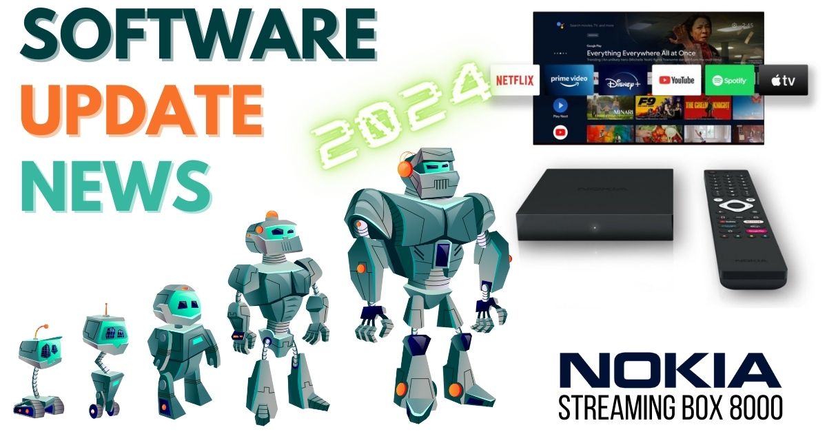 Nokia update: Android TV 12 pre legendrny Streaming Box 8000
