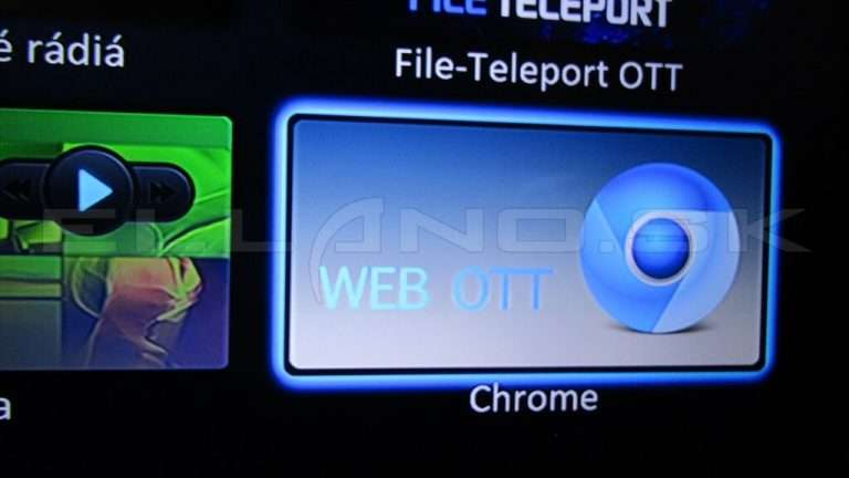 Ako nastavi WebOTT na webbrowser Chrome